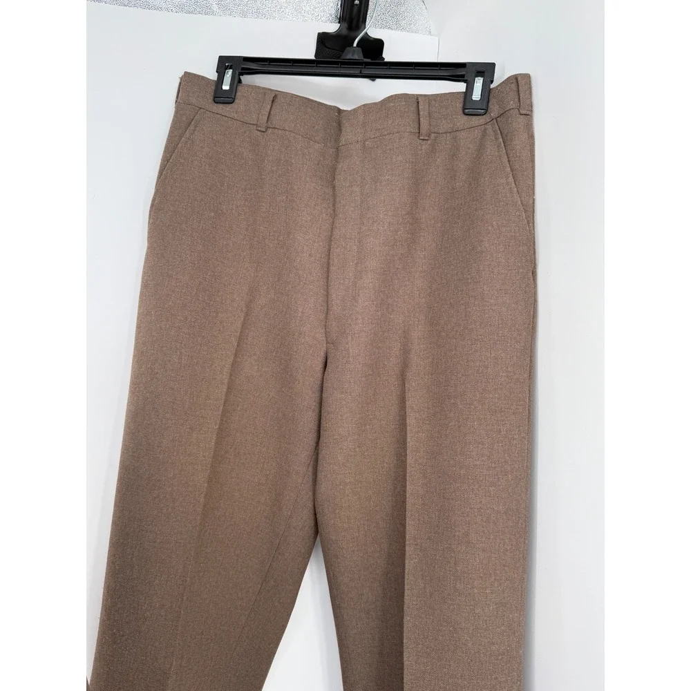 Vtg‎ 70s Johnny Carson 3-Piece Suit Tan/Beige Blazer Vest Pants Union Made